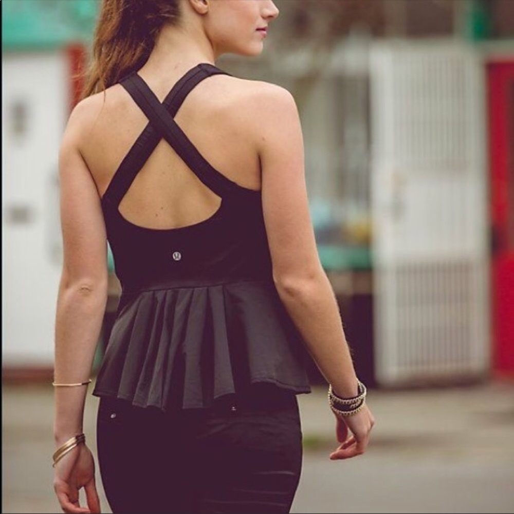 RARE Lululemon Peplum Top